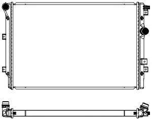 Радиатор VW TIGUAN (5N) (07-)  34718502 34718502 SAKURA