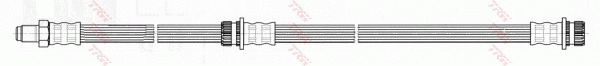 шланг тормозной задний! L=485\ Mitsubishi Colt, Smart Forfour 1.1/1.3/1.5Di-D 04 PHB548 TRW