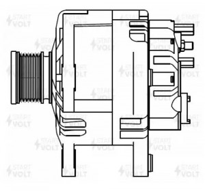 Генератор 120A LG 1442 START VOLT