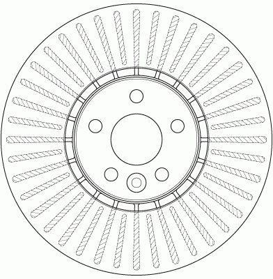 Диск тормозной передний VOLVO XC60 2010- (328мм) DF6472S DF6472S TRW