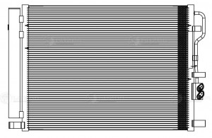 Радиатор кондиц. с ресивером для а/м Hyundai Tucson (15-) LRAC08D7 LRAC08D7 LUZAR