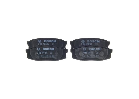 Колодки тормозные TOYOTA Land Cruiser Prado (09-) задние (4шт.) BOSCH 0 986 494 380 BOSCH