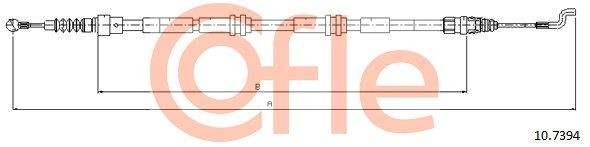 VW TRANSPORTER T5 (2003>) L=1297/1005 92107394 COFLE