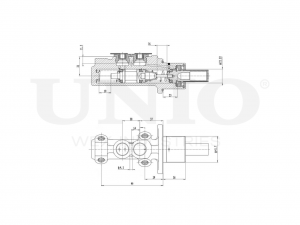 Цилиндр тормозной главный BRC-20001 UNIO
