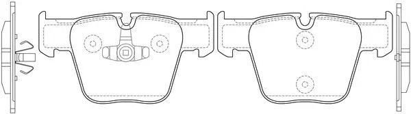 Колодки тормозные CL II (C216) CL 63 AMG 2006 - 2013 BP31018 BP31018 SB NAGAMOCHI