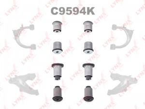 комплект сайлентблоков рычагов, перед. подвеска! \ Toyota Land Cruiser UZJ100/HD C9594K LYNXAUTO