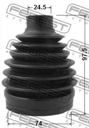 Пыльник ШРУСа MITSUBISHI Lancer 10 наружного FEBEST 0417P-CY2 FEBEST