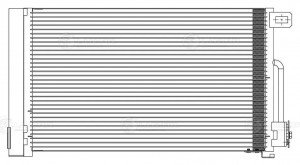 Радиатор кондиц. с ресивером для а/м Opel Corsa D (06-) 1.0i/1.2i/1.4i LRAC2140 LRAC2140 LUZAR