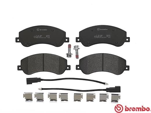 P24064 1250 02 !колодки дисковые п.\ Ford Transit 2.3 16V/2.2TDCi/2.4TDCi 06> P24064 BREMBO
