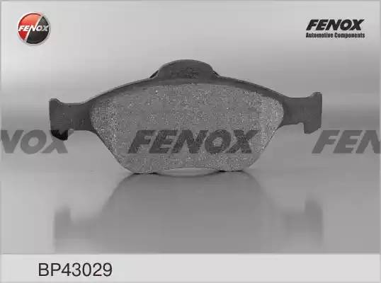 Колодки передние Ford Fusion, Fiesta IV 95-02, Fiesta V 02-, KA 03-08, Puma 97-  BP43029 FENOX