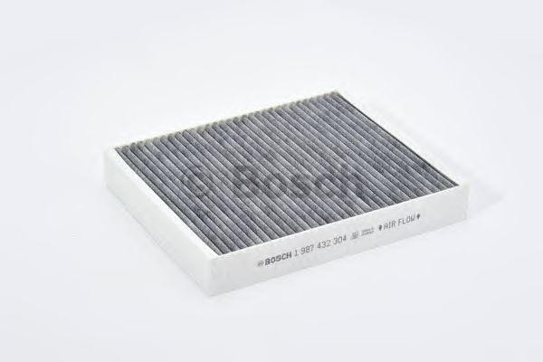Фильтр воздушный салона CHEVROLET Cruze (09-) OPEL Astra J,Insignia угольный BOS 1 987 432 304 BOSCH