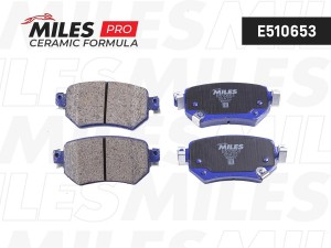 Колодки тормозные задние (Смесь CERAMIC серия PRO) MAZDA 6 12- (TRW GDB3632) E51 E510653 MILES