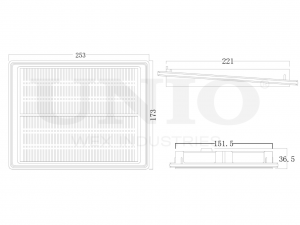 Фильтр воздушный FLT-10244 UNIO