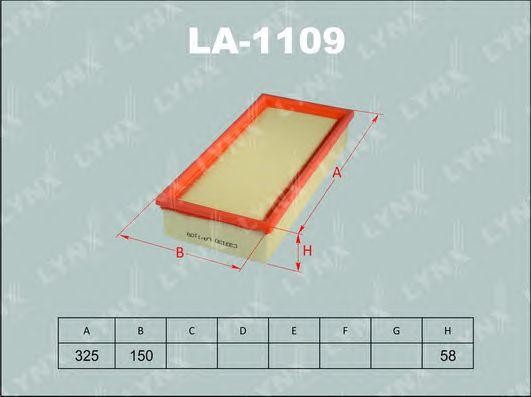 Фильтр воздушный подходит для BMW 5(E34) 2.0-2.5 (M50)/M5 95 LA-1109 LA-1109 LYNXAUTO