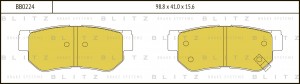 KIA SPORTAGE 04>/ HYUNDAI TUCSON 04>/ SONATA V (NE BB0224 BLITZ