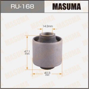 сайлентблок амортизатора задн. подвески нижн.!\Toyota Mark 2/Chaser/Cresta 92-96 RU-168 MASUMA