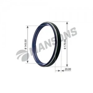 Сальник SCANIA ступицы задней (145x170x15/20) MANSONS 100.037 MANSONS