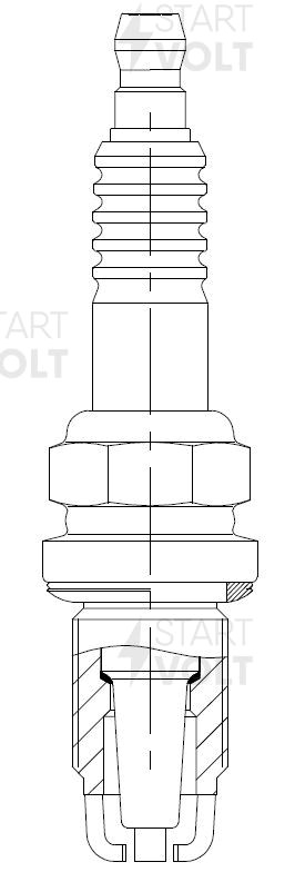 Свеча зажигания для а.м Toyota Rav 4 94-,Avensis T220 97- 2.0i VSP1906 VSP 1906 START VOLT