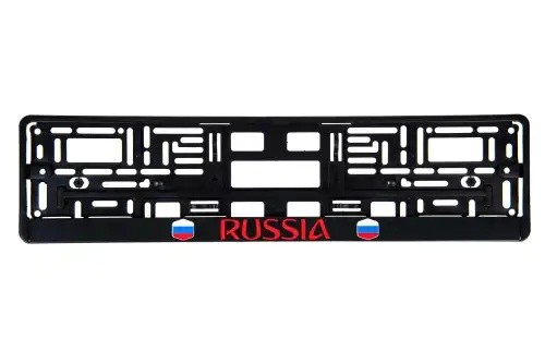 рамка номерная универсальная! черная RUSSIA\ BRX0270006 BRIX