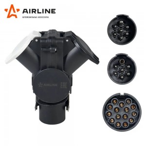 Адаптер вилки прицепа 15/7 Type N+7 контактов Type S AIRLINE ATE-36 AIRLINE