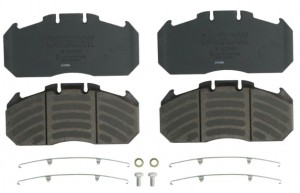 колодки торм.! c р/к п/з диск. т.\ MAN DB2913182 DANBLOCK