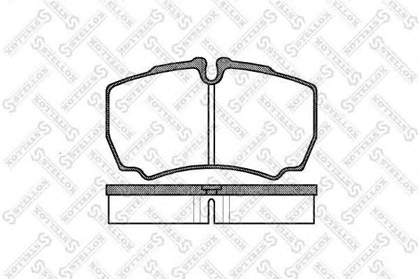 колодки дисковые з. !\ Iveco Daily 29 L9/11/35 S/C11 99> 860-000-SX STELLOX