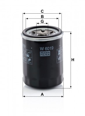 SUBARU IMPREZA (G12) (2008-2011) W6019 MANN FILTER