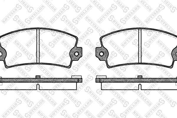 021 36=FDB361=571243B !колодки дисковые з.\Renault Espace/R21/R25 2.0i-2.8/2.1D/ 032-036-SX STELLOX