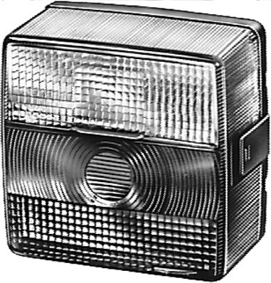 фонарь задний многосекционный! трехсекционный квадратный\ Omn Setra, Schmitz, Vo 9EL129519-001 HELLA