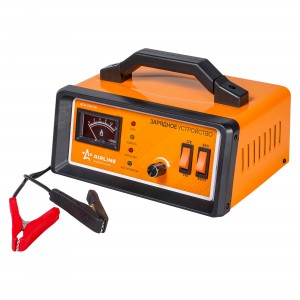 Зарядное устройство 15А AIRLINE 12В/24В, амперметр, ручная регулировка зарядного ACH-15A-08 AIRLINE