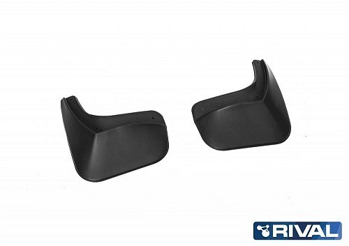 брызговики задние! термоэластопласт\ Renault Logan II 14-18 24702001 RIVAL