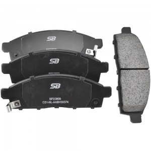 Колодки тормозные передние (MITSUBISHI PAJERO SPORT/MONTERO SPORT 08/L200 05) BP BP23809 SB NAGAMOCHI