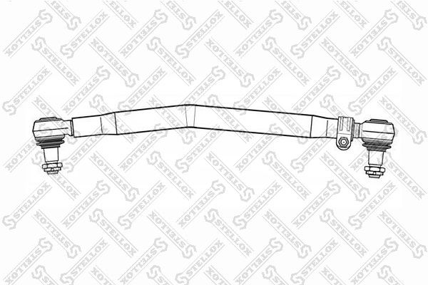 тяга рулевая! прод. L=900 d52 конус30.2 изг-1\MAN SL 84-35507-SX STELLOX