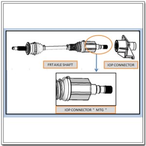 Корпус SSANGYONG Kyron (06-),Rexton (06-) (D27,E32) подшипника полуоси OE 4255009001 SSANG YONG