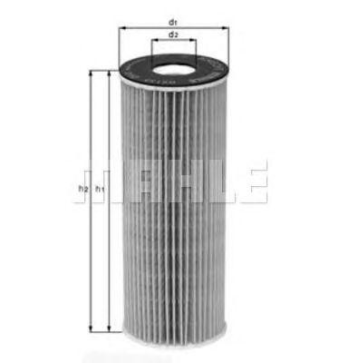 Фильтр масляный OX133D OX133D MAHLE KNECHT