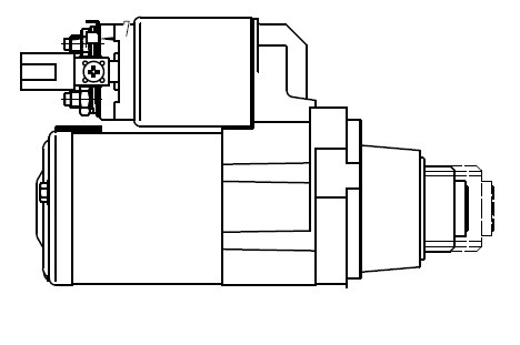 Стартер для а/м Nissan Murano II (08-)/Teana J32 (08-) 3.5i 1,7кВт (LSt 1421) LST 1421 START VOLT