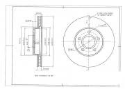 Диск тормозной передний AVANTECH BR0270S AVANTECH