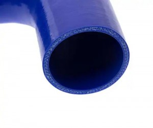 Патрубок КАМАЗ радиатора нижний (L=130х130мм,d=60) силикон MEGAPOWER 13016057 MEGA POWER