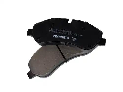 колодки дисковые передние! без датчика износа Ford Transit 2.2 TDCi 12> Z07411 ZENTPARTS