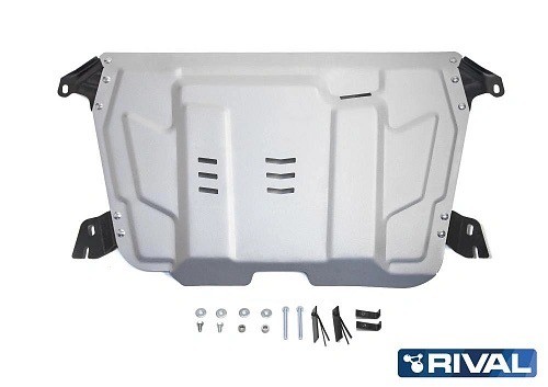 защита картера+КПП! алюминий 3мм\ Lexus ES 2.5/3.5 12-18, Lexus ES VII 2.0/2.5/3 333.9519.1 RIVAL