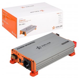 Преобразователь напряжения (инвертор) 24-220V 1000Вт AIRLINE API-1000-06 AIRLINE