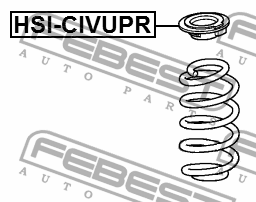 Проставка задн пружины верхняя HONDA CIVIC FD 2006-2012 HSI-CIVUPR HSI-CIVUPR FEBEST