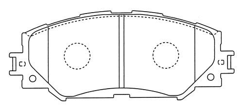 Заменён на D2274H Колодки тормозные дисковые пер. TOYOTA AURIS 06- D2274 D2274 MK KASHIYAMA