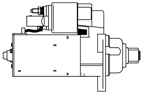 Стартер для а/м VAG Transporter T5 (02-)/Multivan V (03-) 2.5TDI 2кВт (LSt 1849) LST 1849 START VOLT