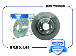 Диск тормозной задний 3502102XGW02A BR.BD.1.98 Haval Jolion BR.BD.1.98 BRAVE