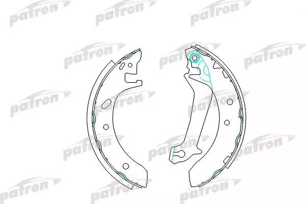 Колодки тормозные FORD Mondeo (93-00) задние барабанные (4шт.) PATRON PSP421 PATRON