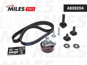 Комплект ремня ГРМ (серия PRO) FORD/MAZDA/VOLVO 1.2-1.6 01- AB08204 AB08204 MILES