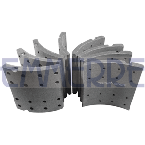 Накладки тормозные WVA19606/19557std с заклёпками Fruehauf/SMB/SAE/SAF AS5063 EMMERRE