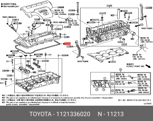 TOYOTA CAMRY V40 (2006-2011) 11213-36020 TOYOTA