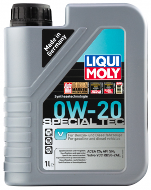 LIQUI MOLY SPECIAL TEC V 0W20 1Л API SN ACEA C5 VCC RBS0-2AE 20631 LIQUI MOLY
